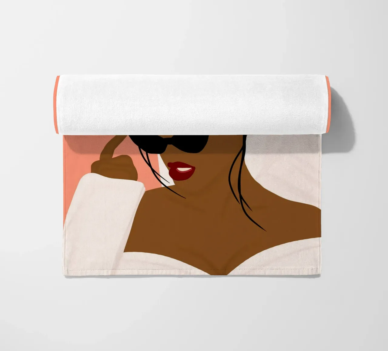 Afro Idyllic telo mare da Mathudace Créas