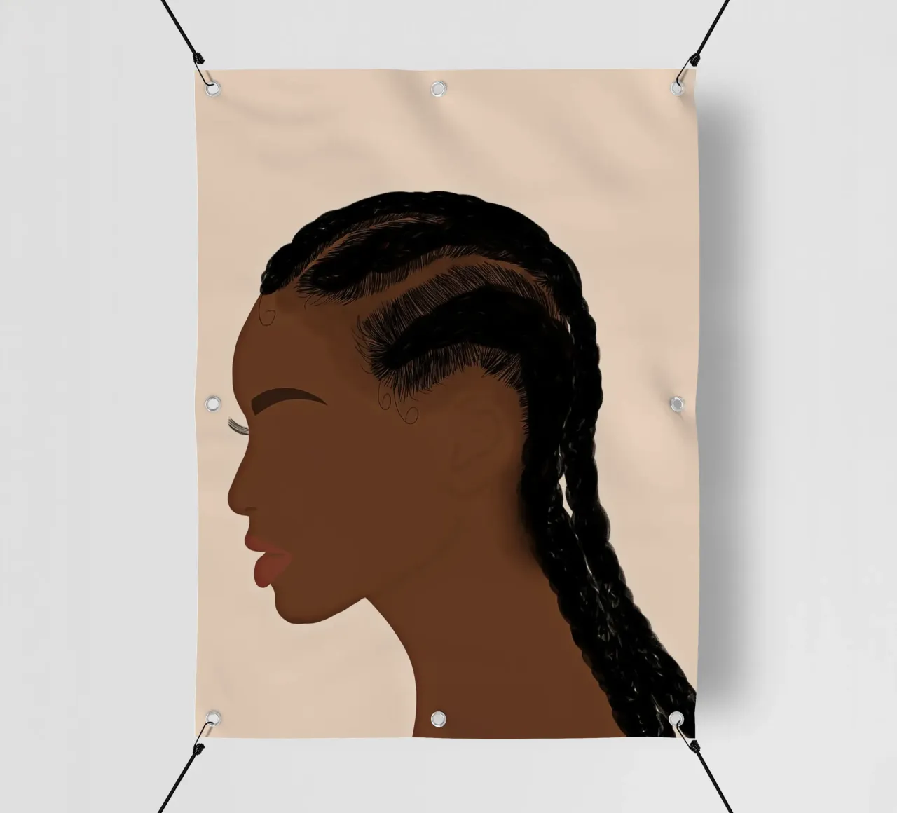 Afro Patti telo in pvc da Mathudace Créas
