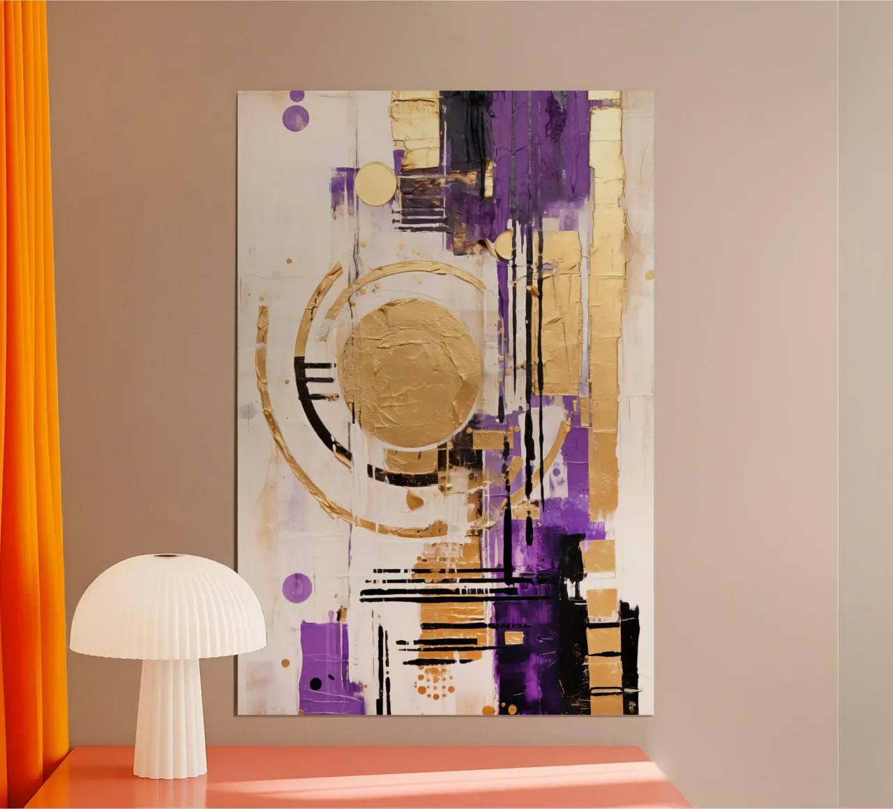 ABSTRAKTE KUNST Partylaune poster de Melanie Viola