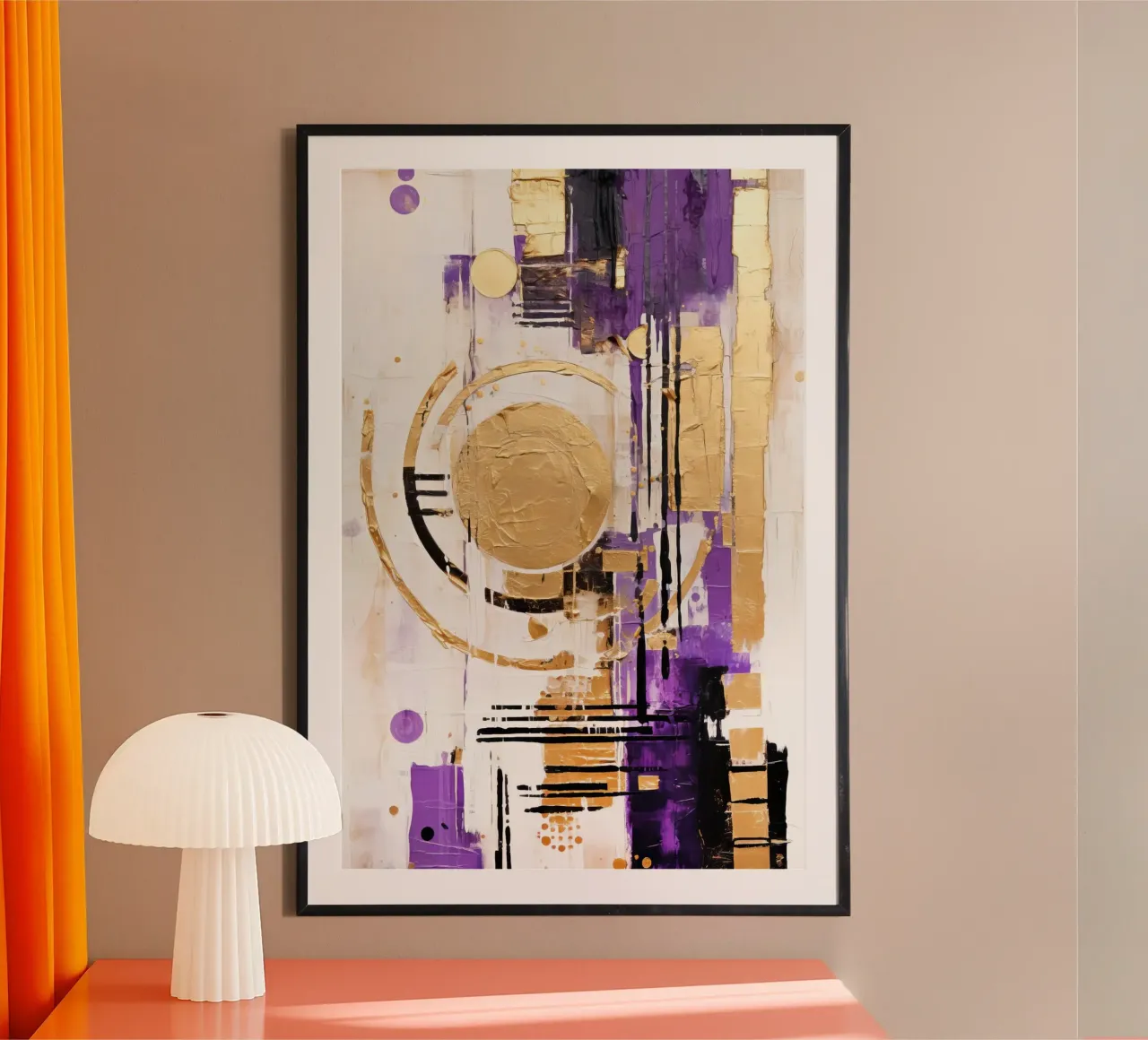 ABSTRAKTE KUNST Partylaune poster de Melanie Viola