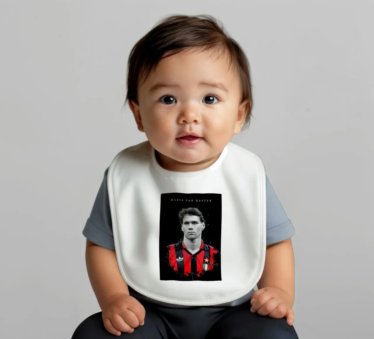 Marco van Basten baby bib by tenten