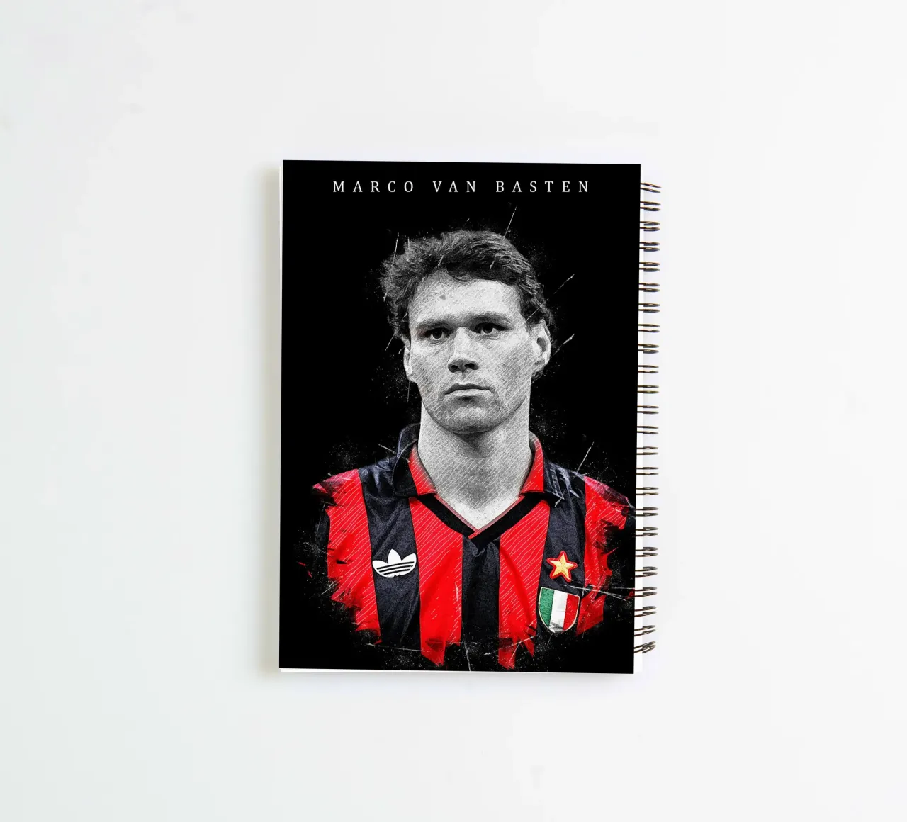 Marco van Basten spiral notebook by tenten