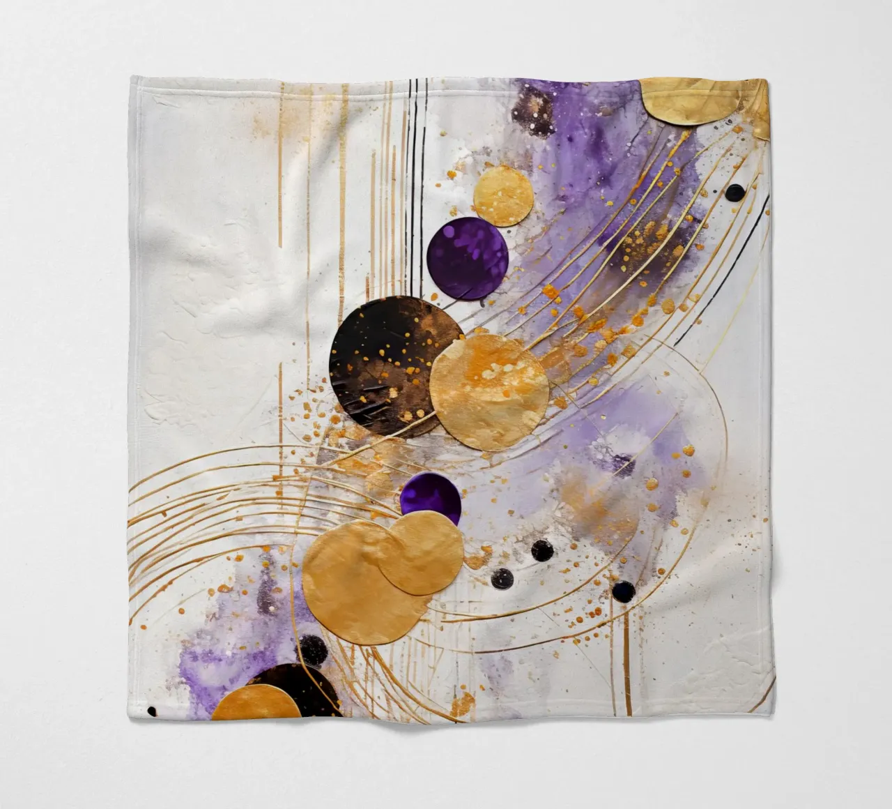 ABSTRAKTE KUNST Piacere coperta in pile da Melanie Viola