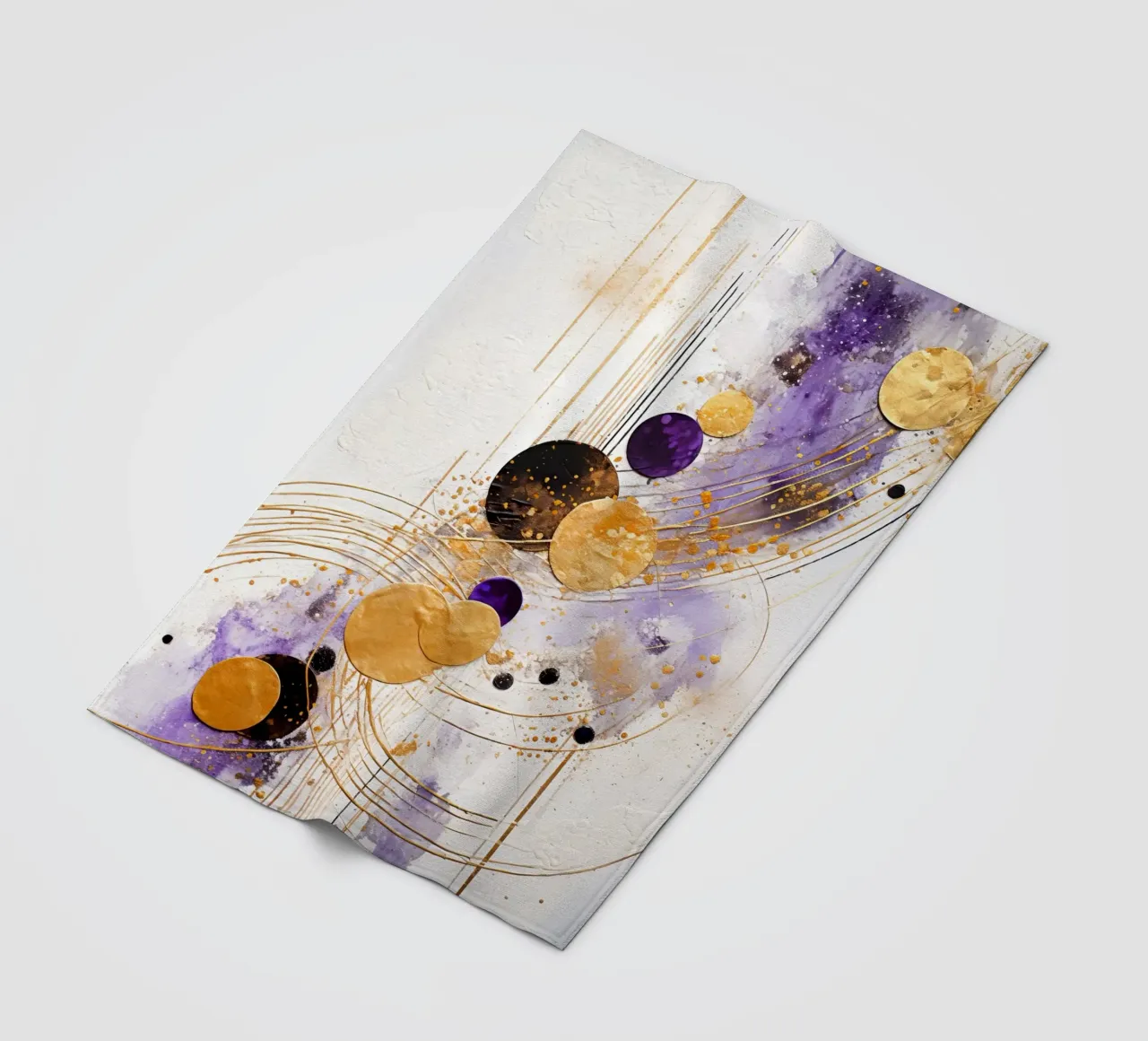 ABSTRAKTE KUNST Piacere coperta in pile da Melanie Viola