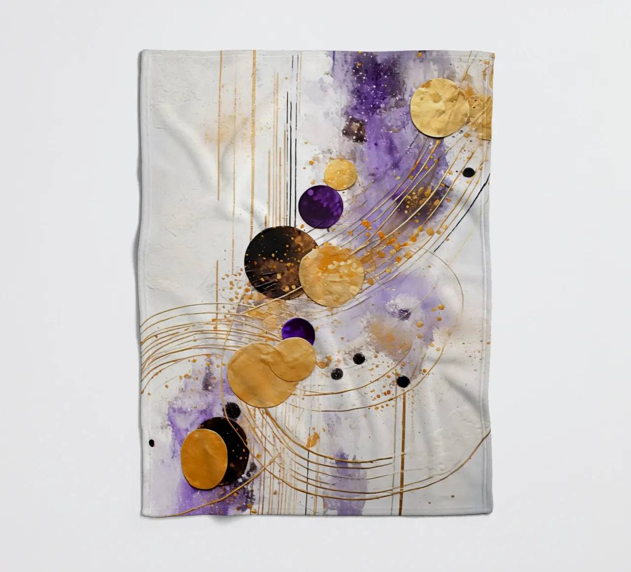 ABSTRAKTE KUNST Piacere coperta in pile da Melanie Viola