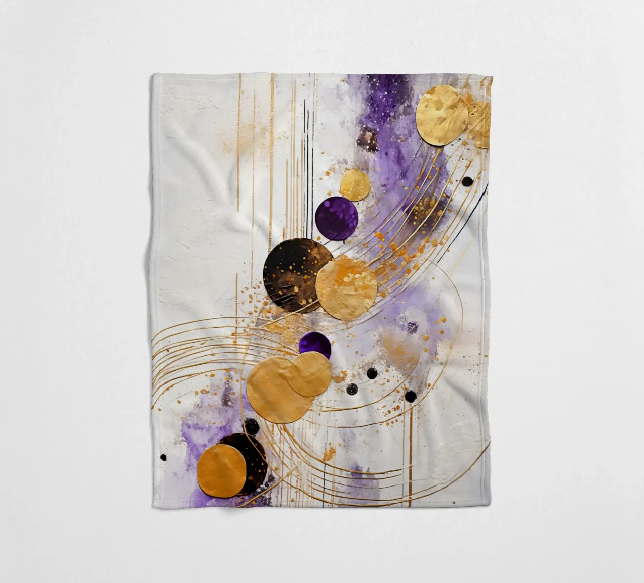 ABSTRAKTE KUNST Piacere coperta in pile da Melanie Viola