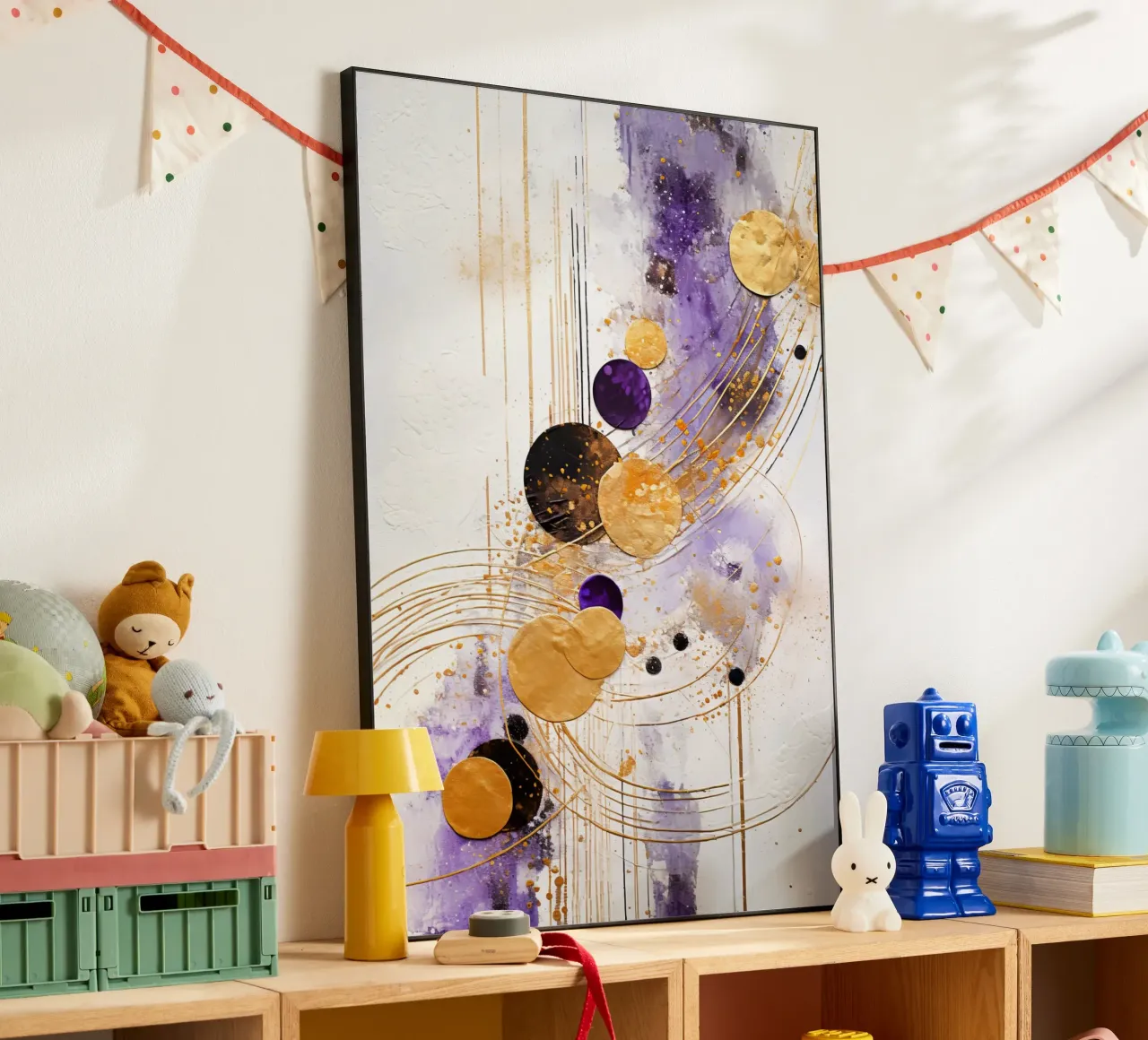 ABSTRAKTE KUNST Piacere alluminio dibond da Melanie Viola