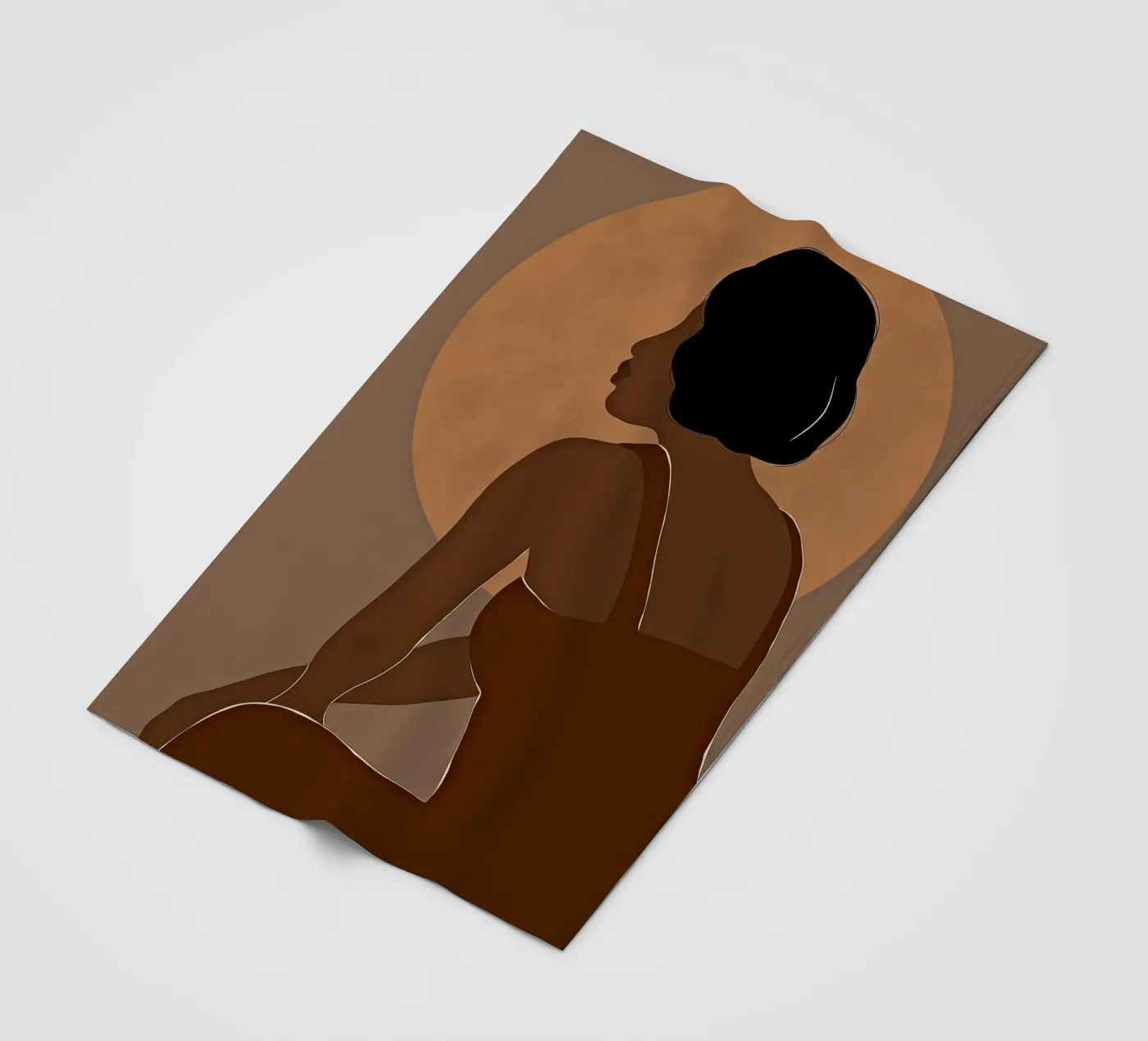 Afro Aromas fleecedeken van Mathudace Créas