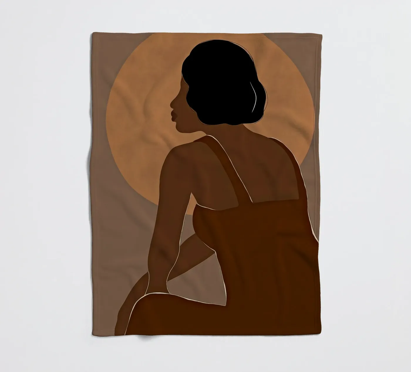 Afro Aromas fleecedeken van Mathudace Créas