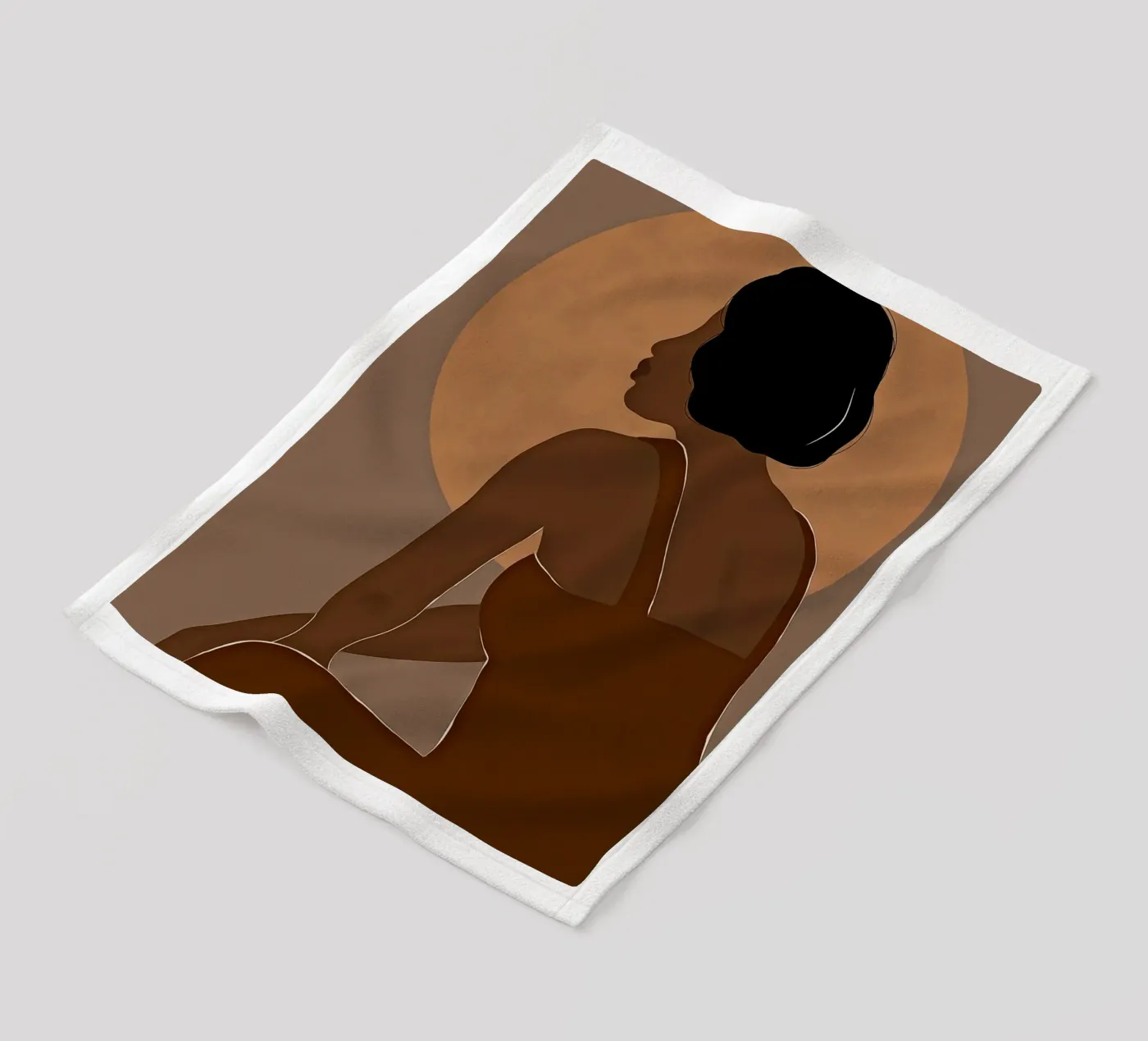 Afro Aromas fleecedeken van Mathudace Créas