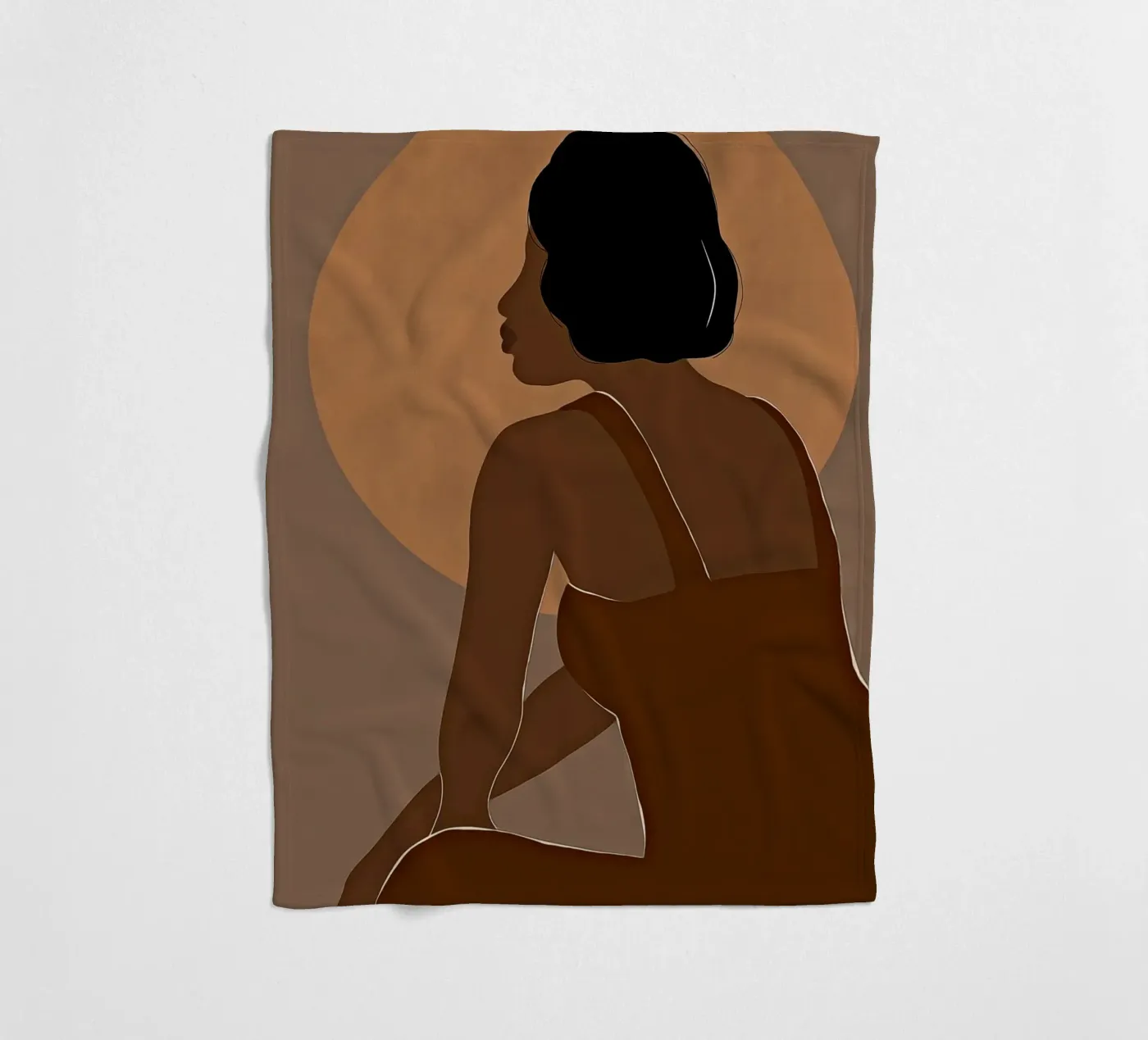 Afro Aromas fleecedeken van Mathudace Créas