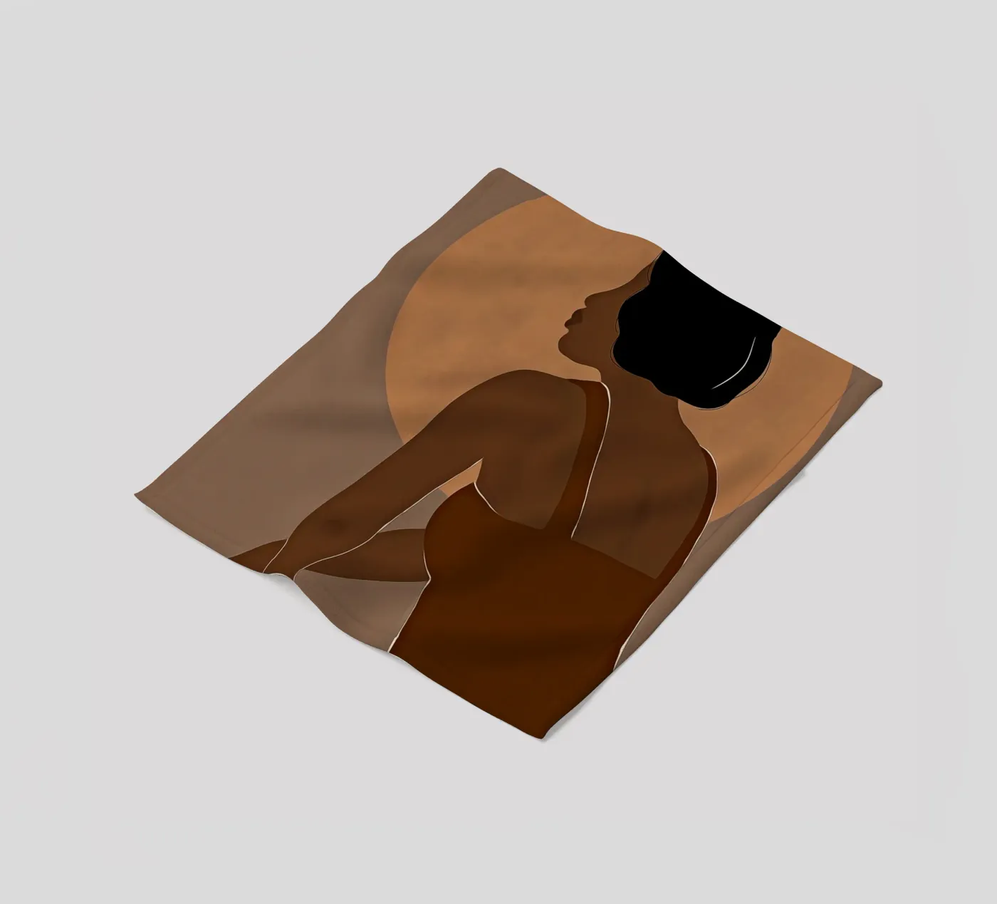 Afro Aromas fleecedeken van Mathudace Créas