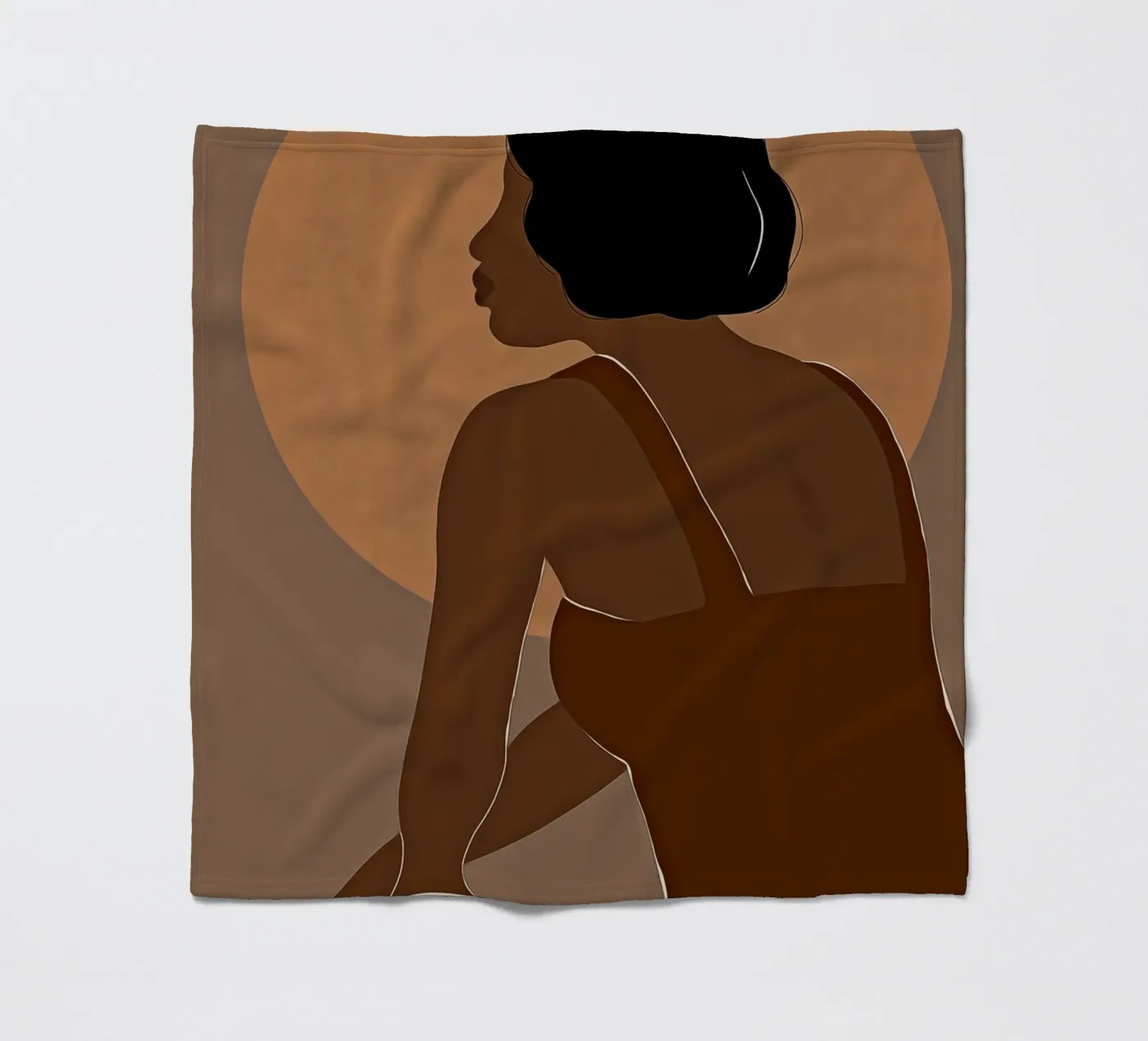 Afro Aromas fleecedeken van Mathudace Créas