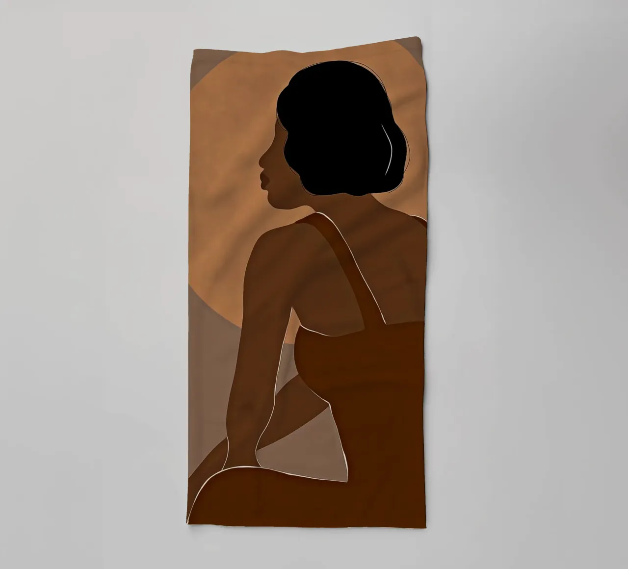 Afro Aromas towel by Mathudace Créas