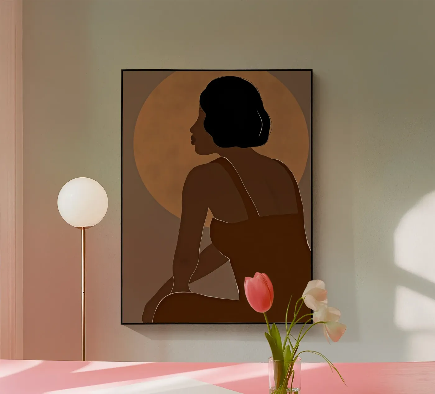 Afro Aromas acryl van Mathudace Créas