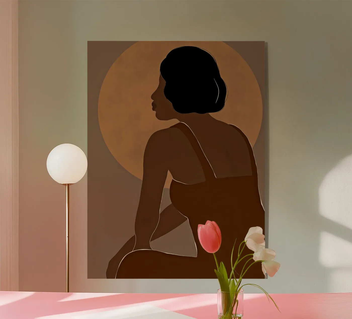 Afro Aromas acryl van Mathudace Créas