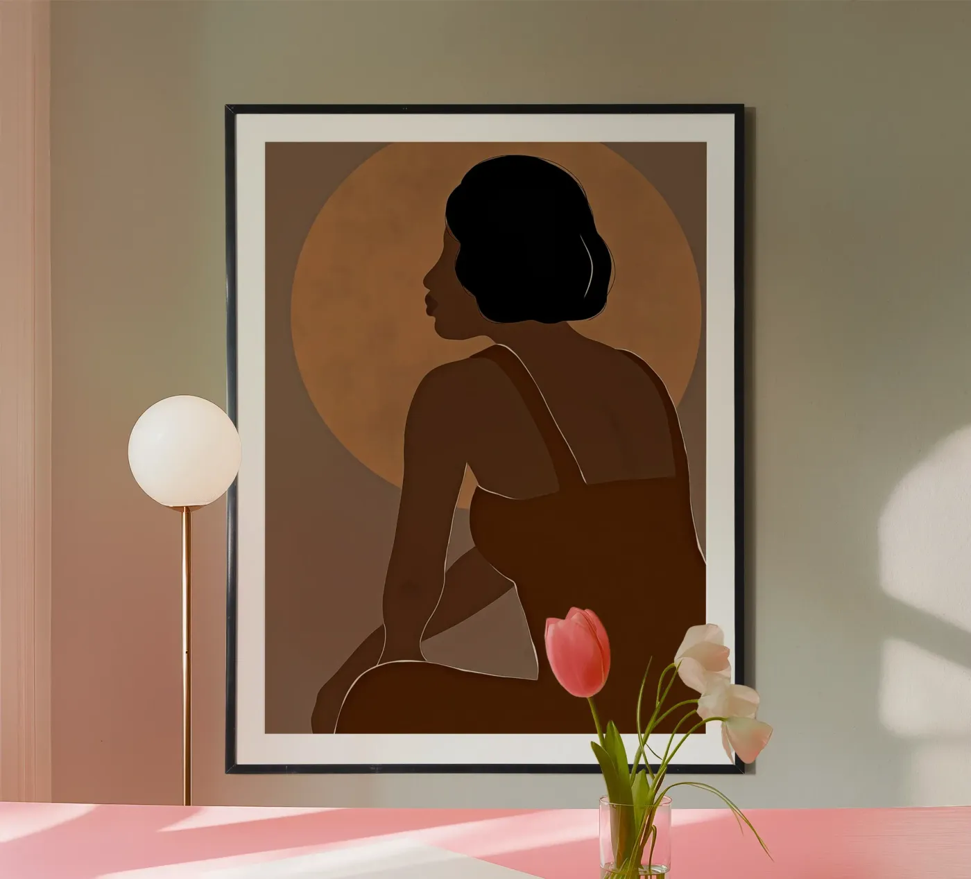 Afro Aromas poster van Mathudace Créas