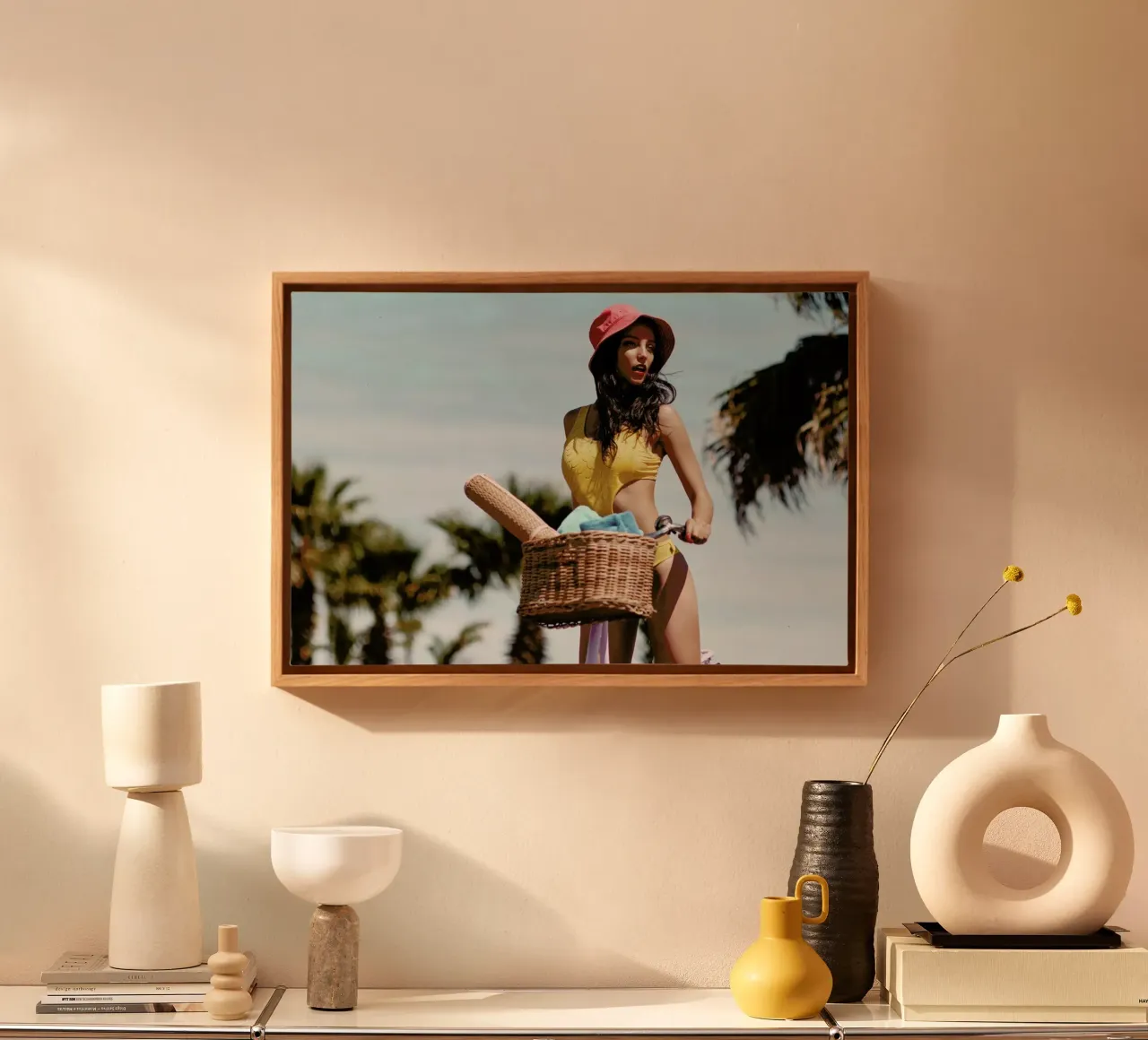 Bike Ride canvas by Marie Bärsch