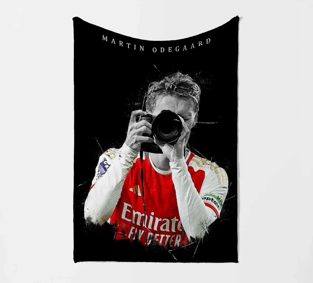 Martin Odegaard manta de franela de tenten