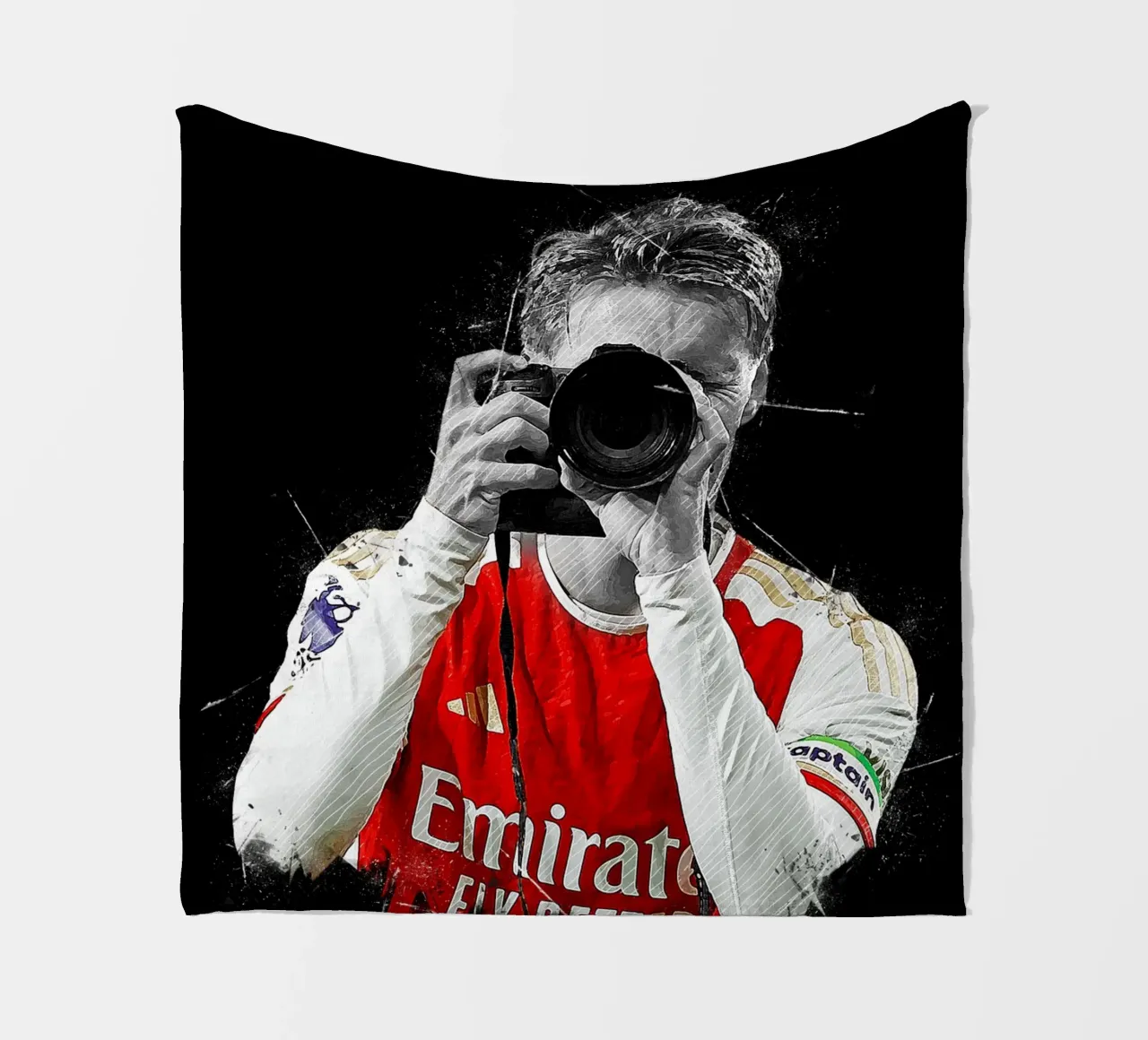 Martin Odegaard manta de franela de tenten