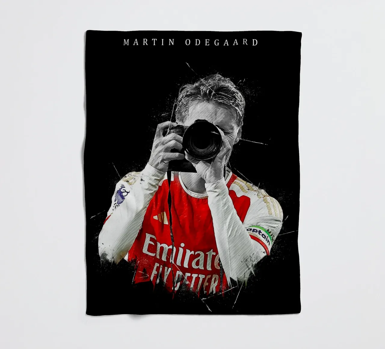 Martin Odegaard manta de franela de tenten