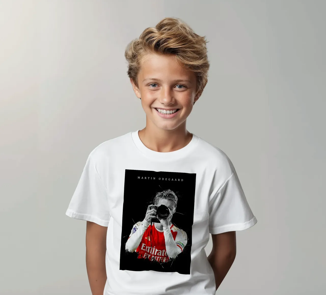 Martin Odegaard t-shirt bambini da tenten