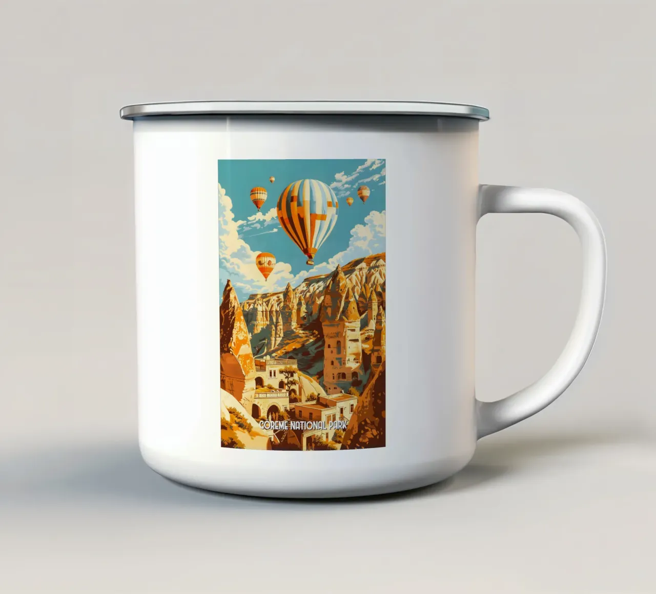 Göreme National Park tazza in smalto da Travelstudio