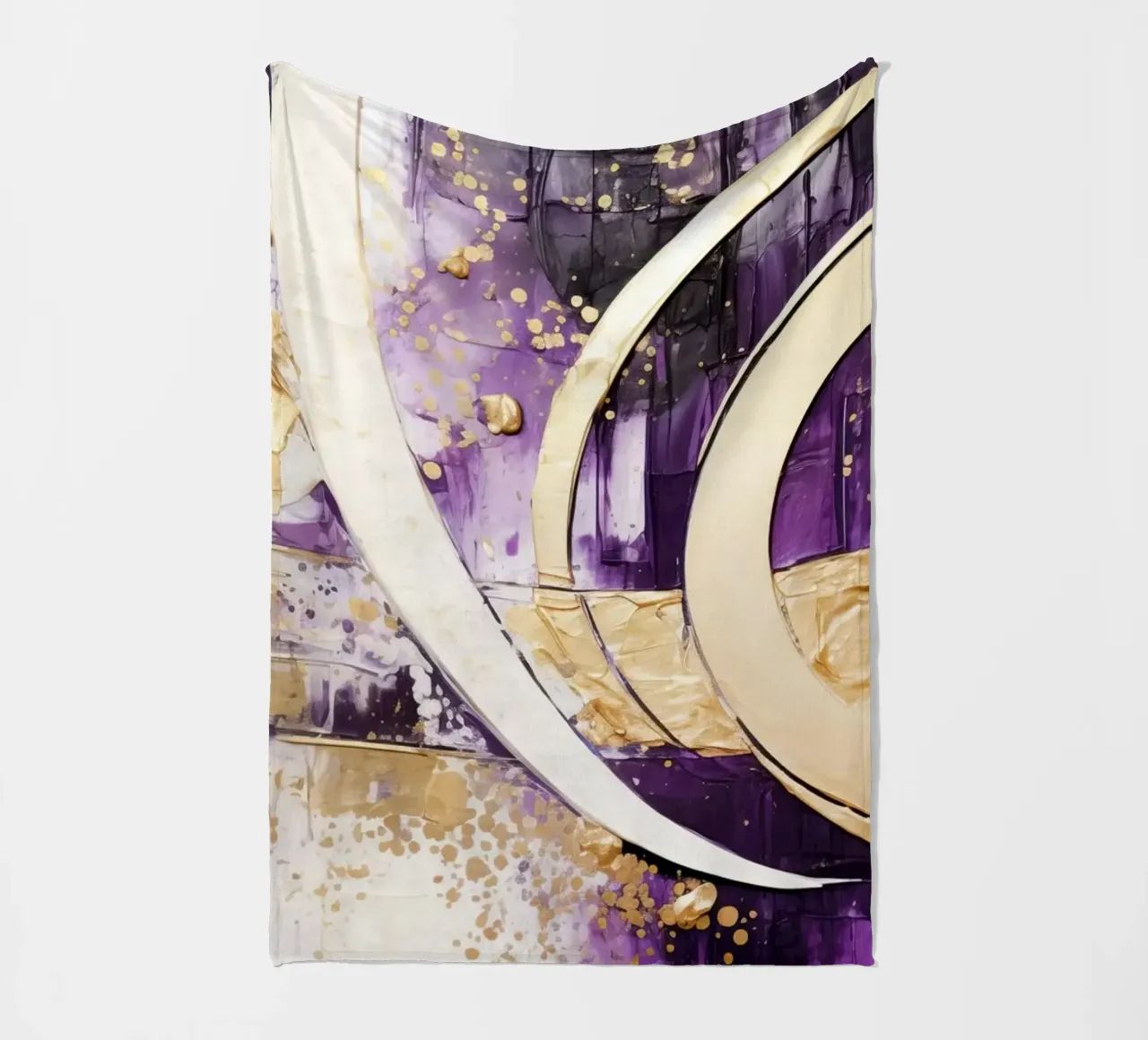 ABSTRACT ART Momentum coperta in pile da Melanie Viola