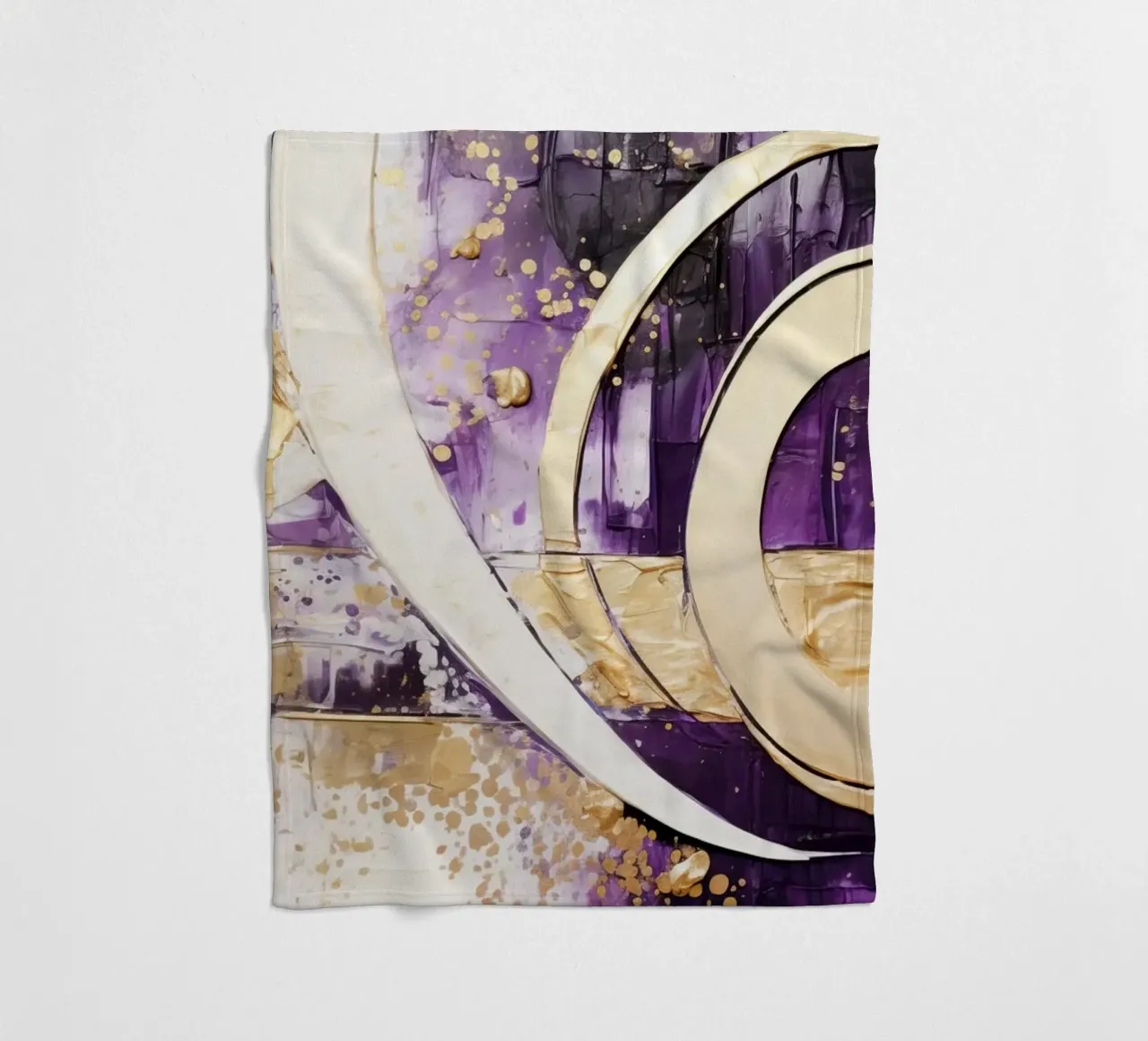 ABSTRACT ART Momentum coperta in pile da Melanie Viola