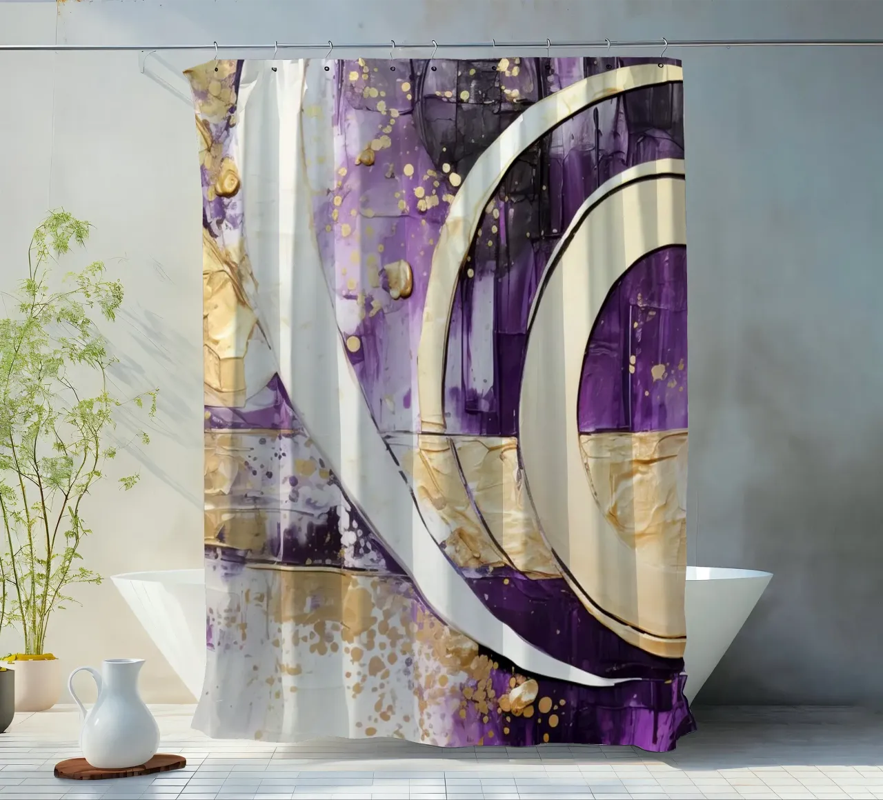 ABSTRACT ART Momentum tenda da doccia da Melanie Viola