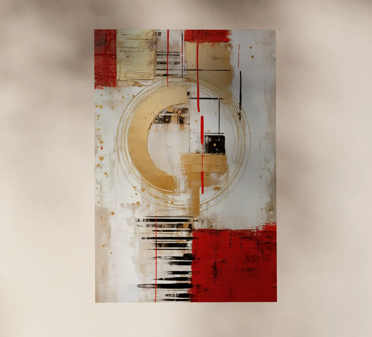 ABSTRACT ART Tensione atmosferica pellicola backlit da Melanie Viola