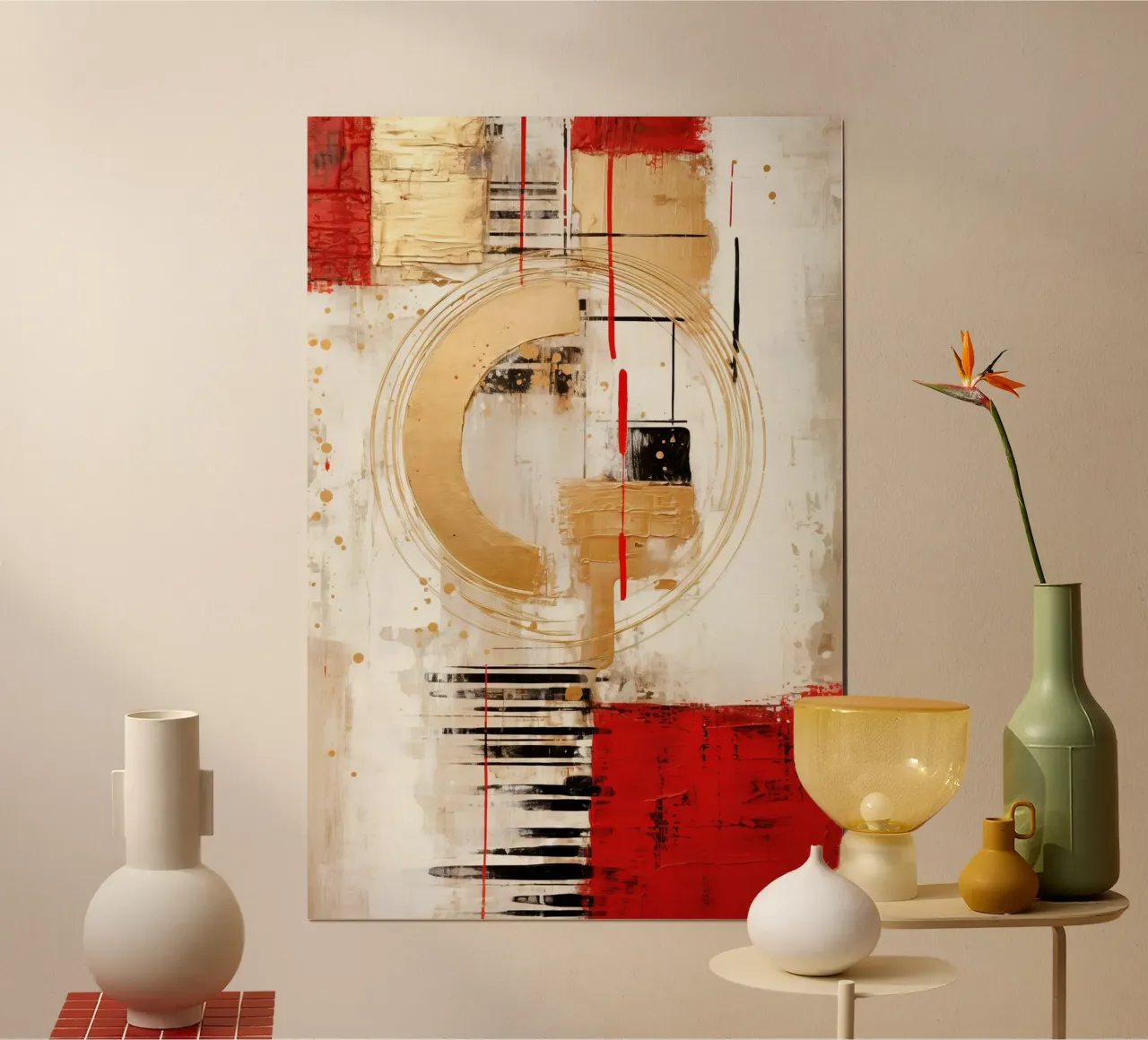 ABSTRACT ART Tensione atmosferica carta hahnemühle da Melanie Viola