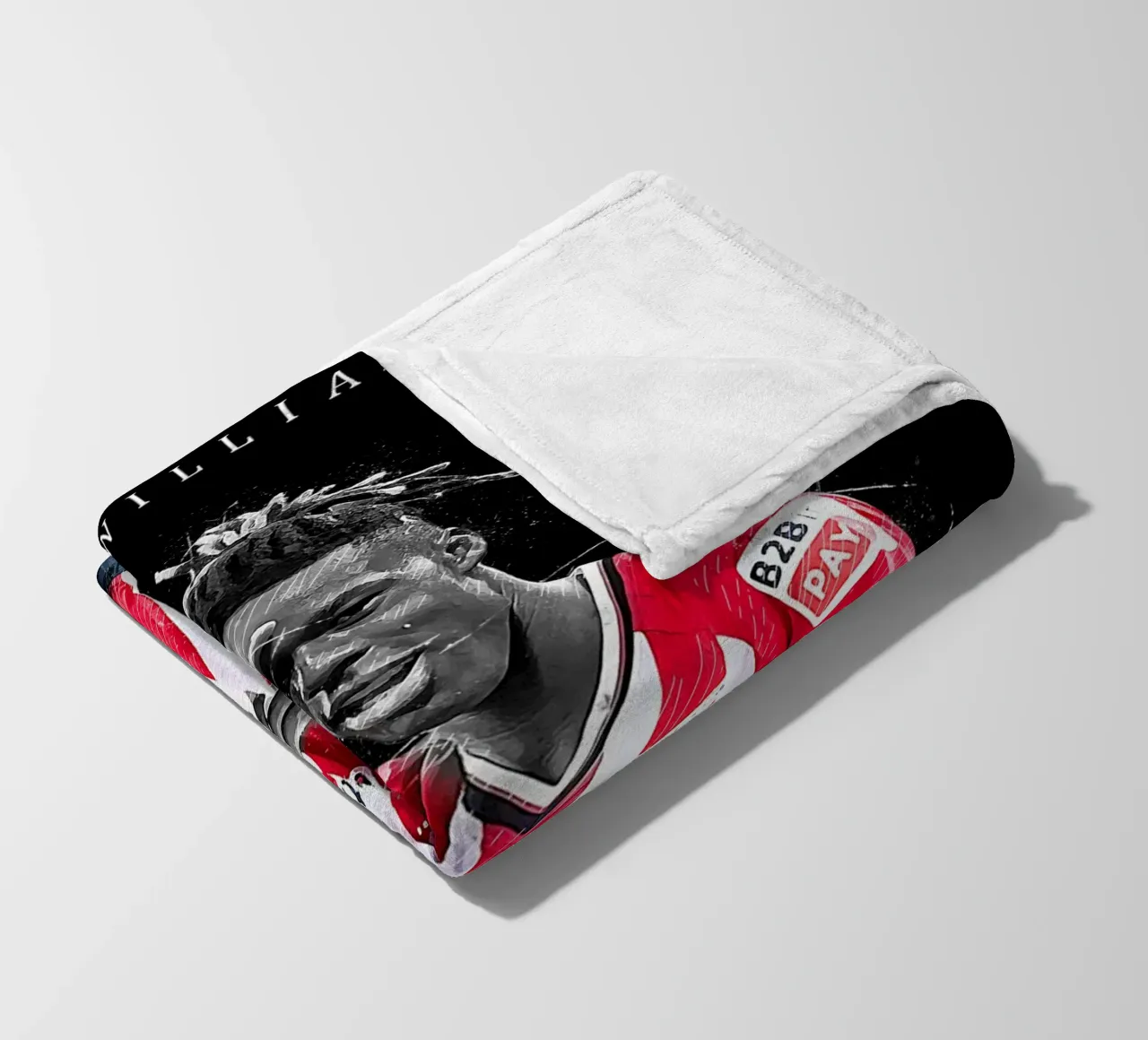 Nico Williams 1 coperta in pile da tenten