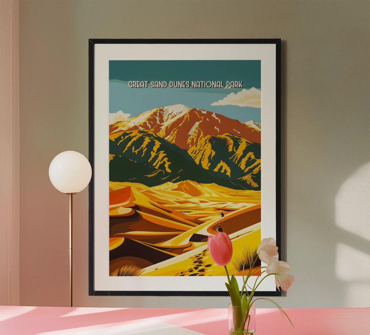 Great Sand Dunes National Park Poster von Travelstudio