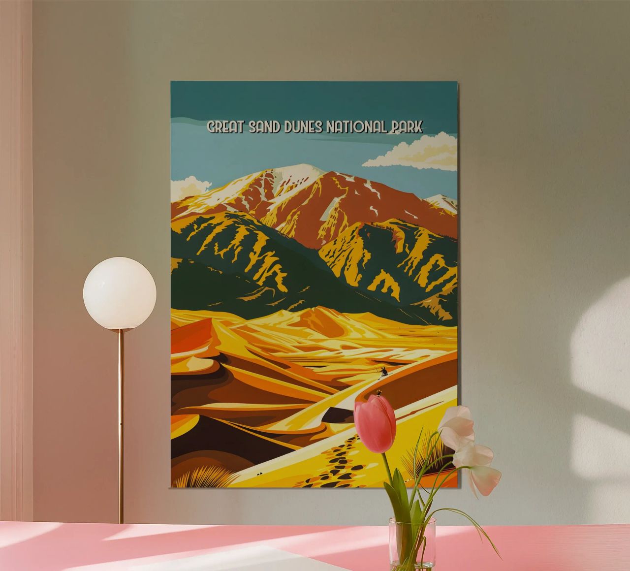 Great Sand Dunes National Park Poster von Travelstudio