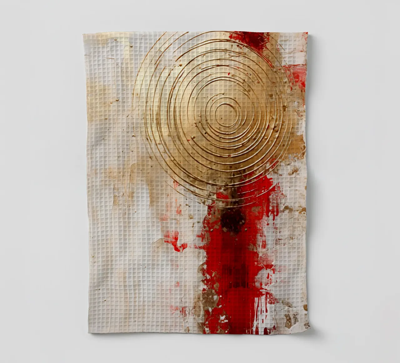 ART ABSTRACTUEL Rédemption torchon de Melanie Viola