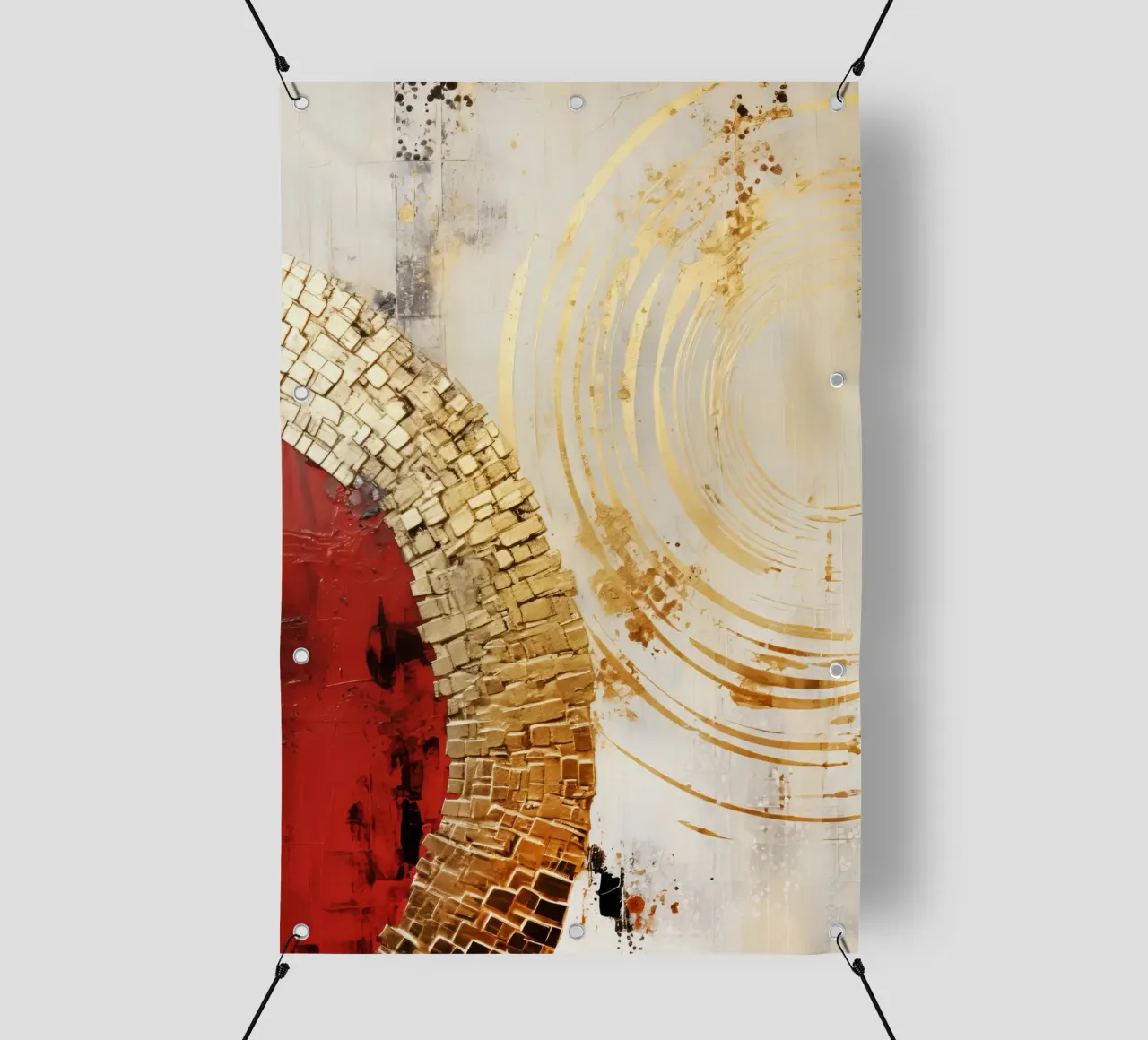 ABSTRACT ART Touch telo in pvc da Melanie Viola