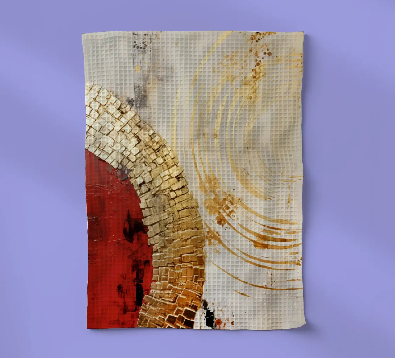 ABSTRACT ART Touch canovaccio da cucina da Melanie Viola
