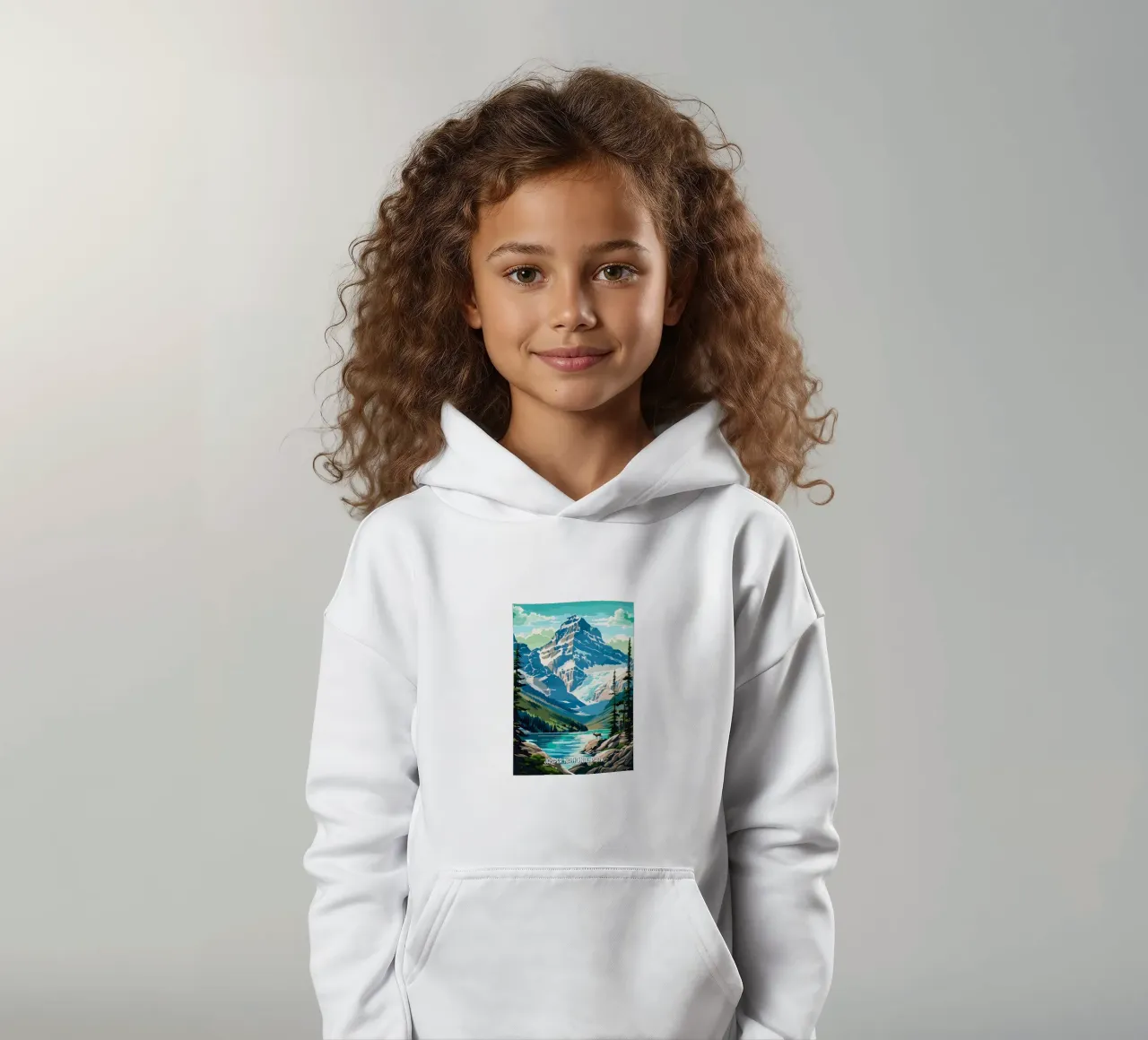 Jasper National Park felpa bambino con cappuccio da Travelstudio