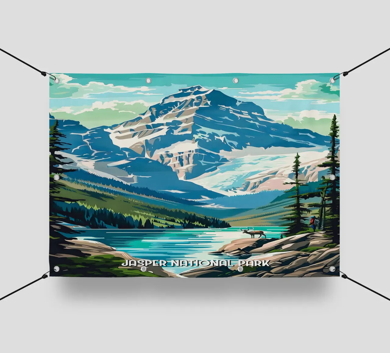 Jasper National Park telo in pvc da Travelstudio
