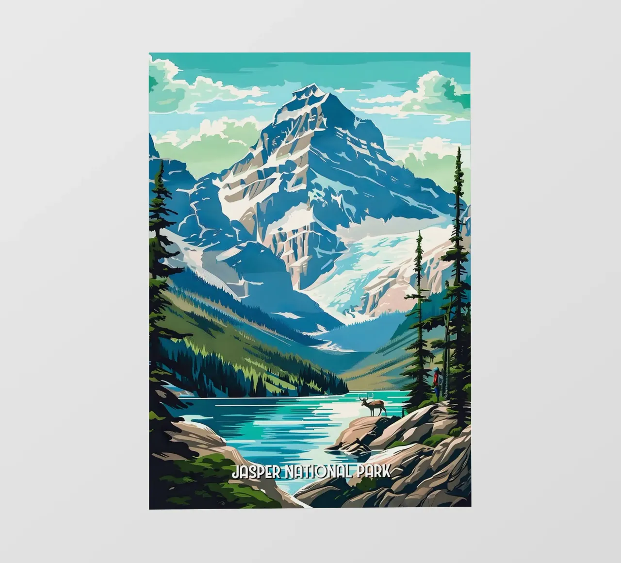 Jasper National Park telo in pvc da Travelstudio