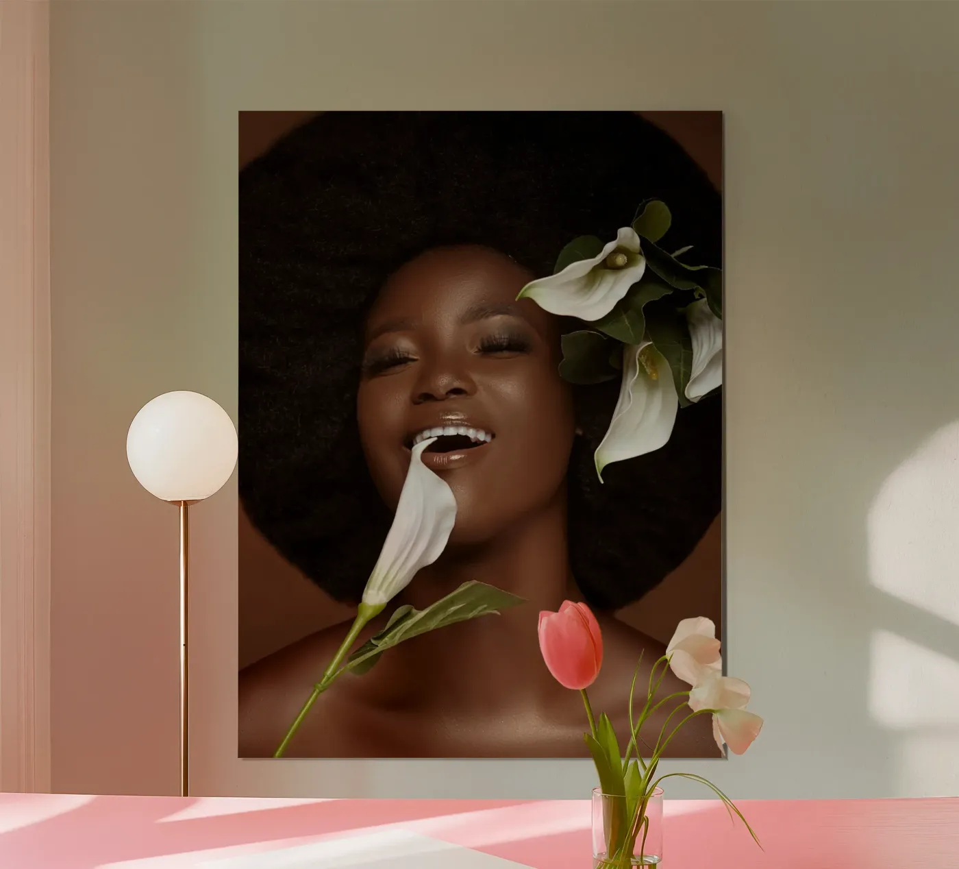 Afro Saga poster van Mathudace Créas
