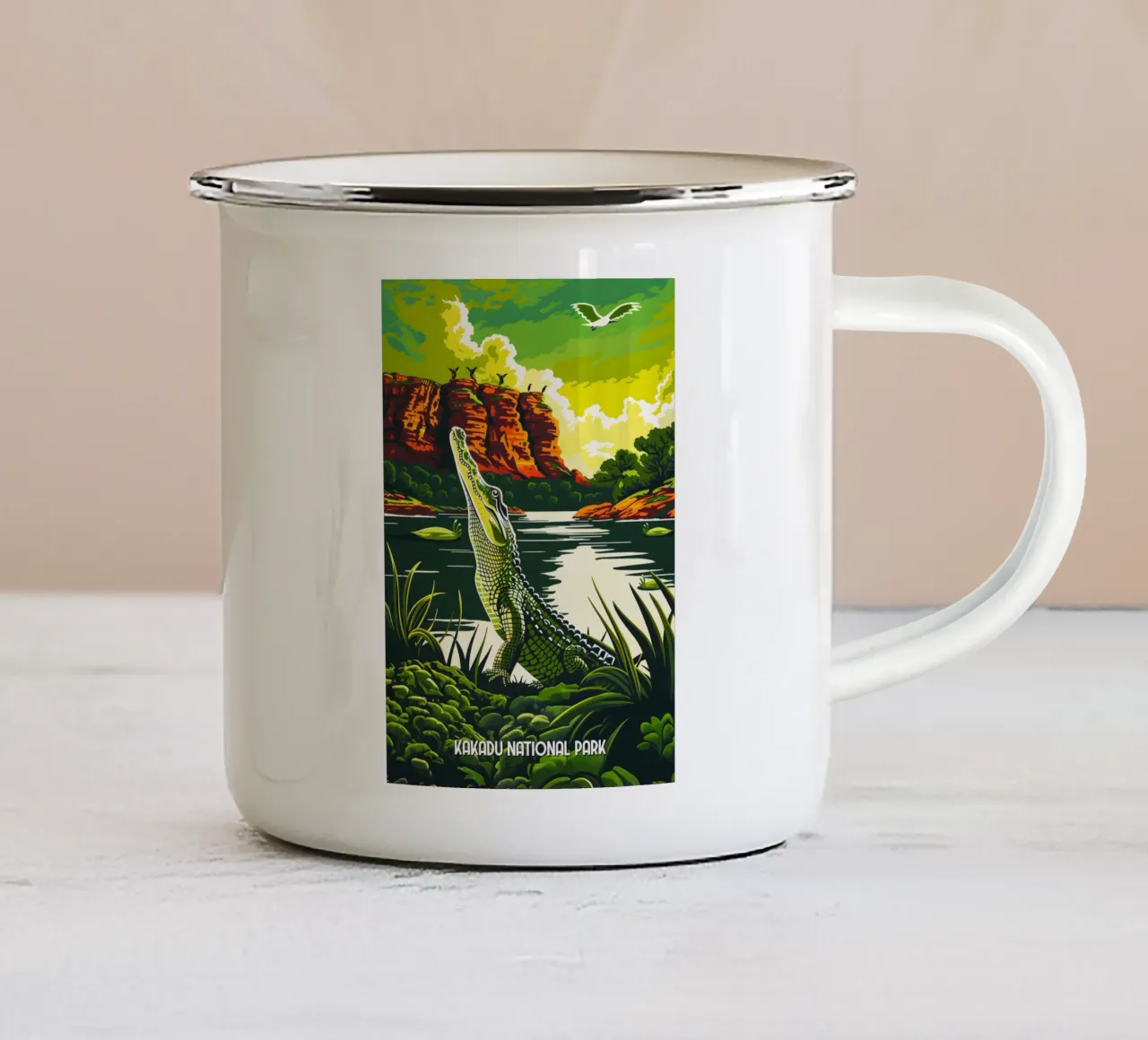 Kakadu National Park tazza in smalto da Travelstudio