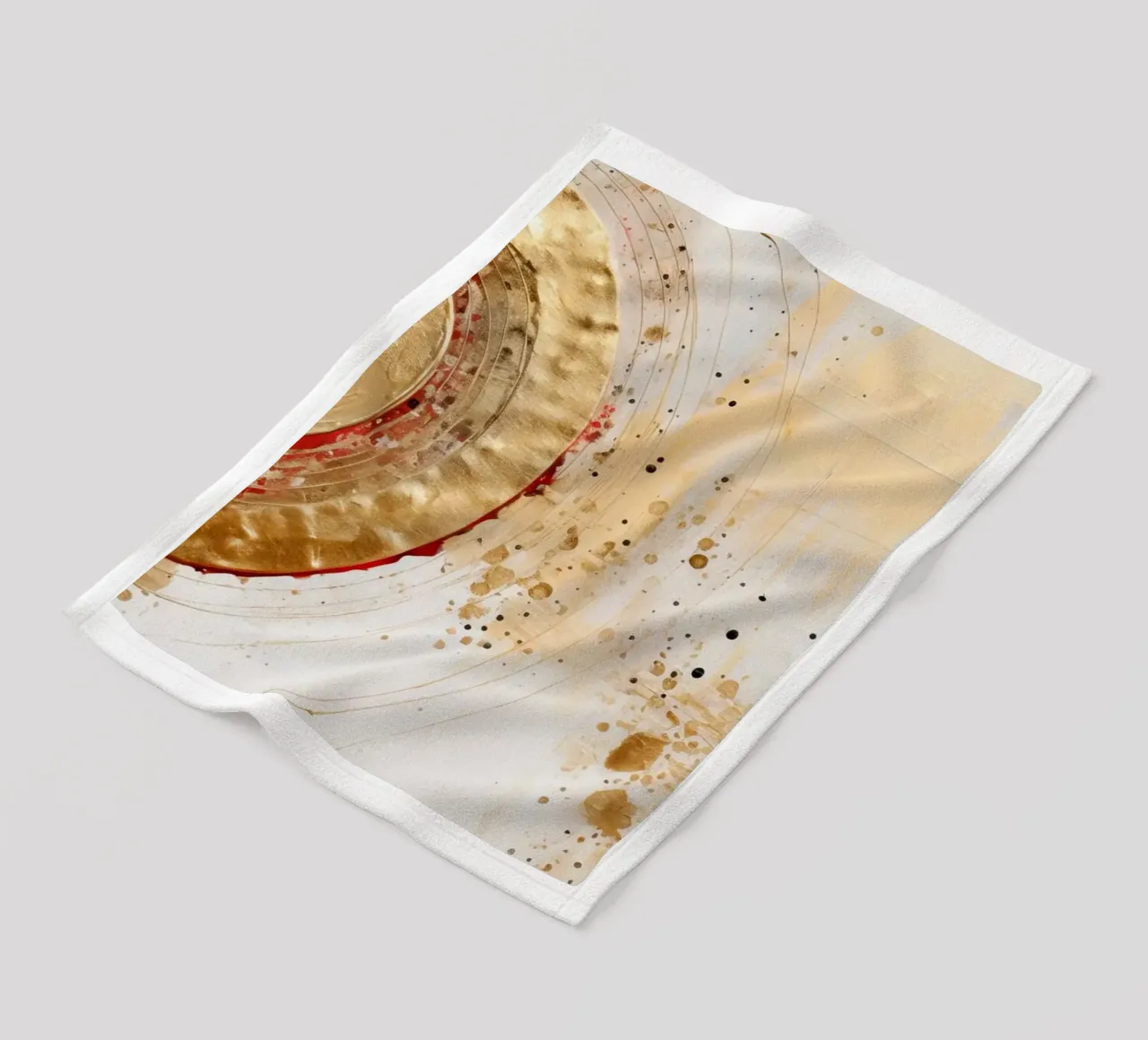 ABSTRACT ART Visioni del futuro coperta in pile da Melanie Viola