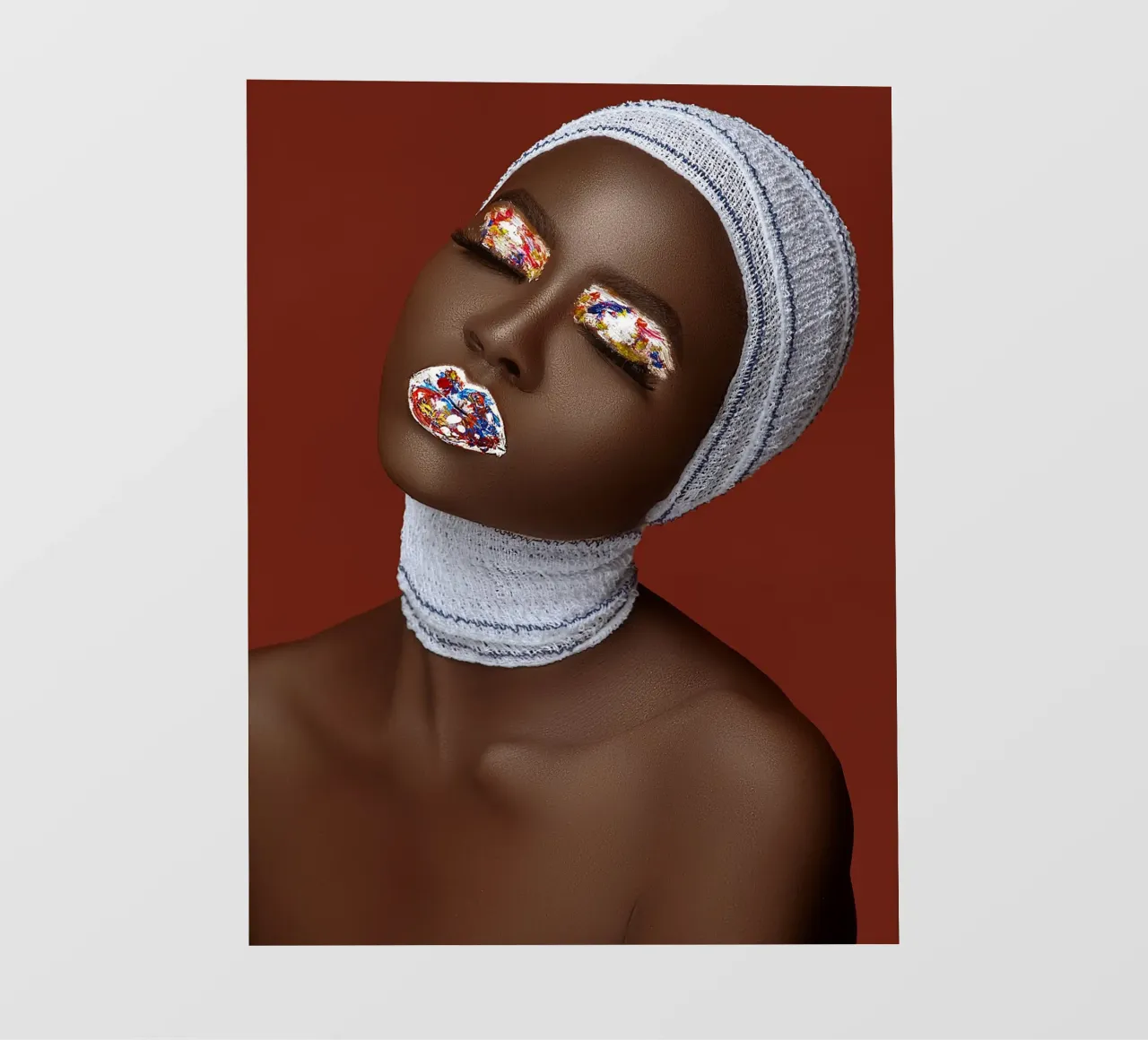 Afro Penda telo in pvc da Mathudace Créas