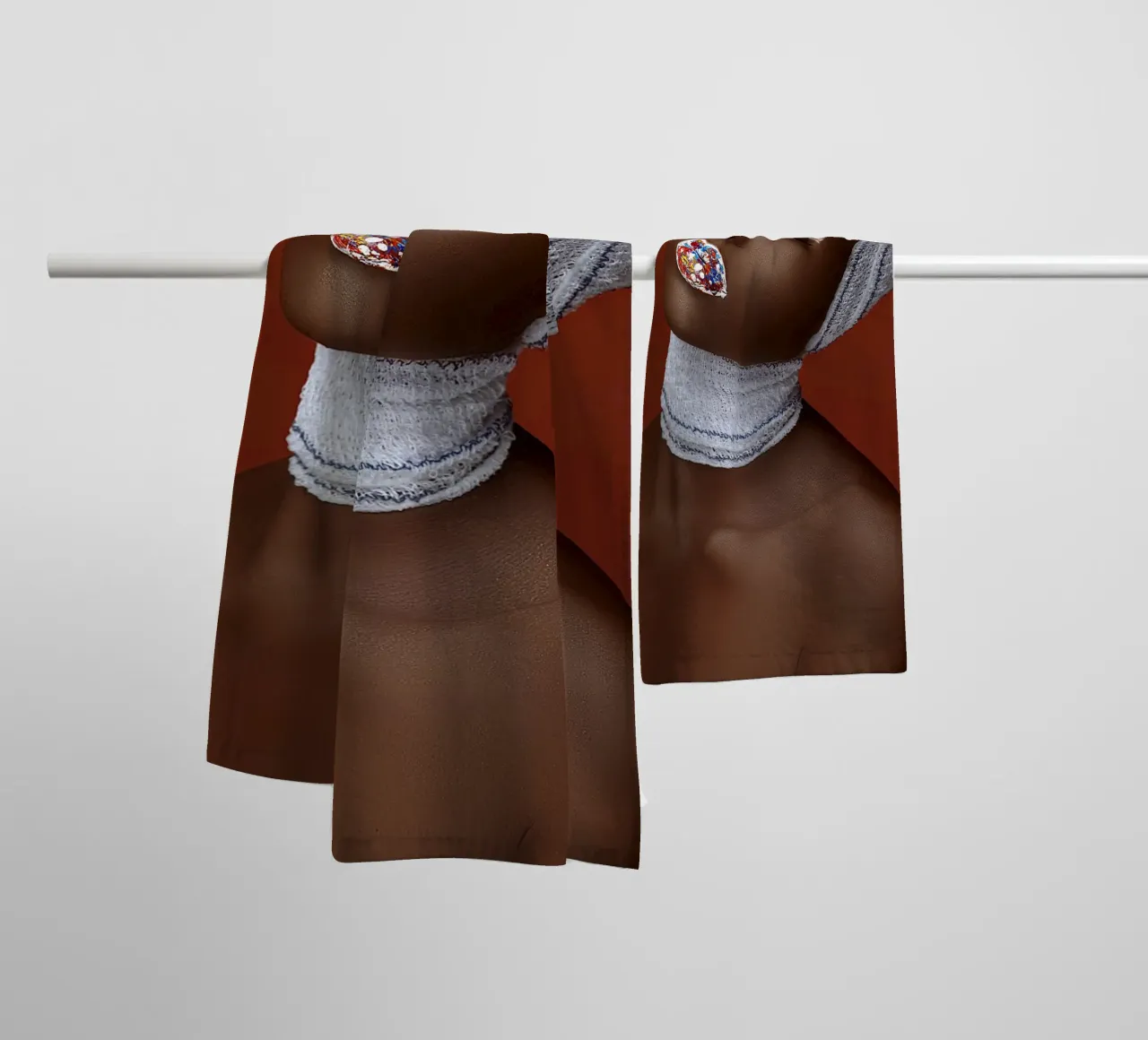Afro Penda asciugamano da bagno da Mathudace Créas