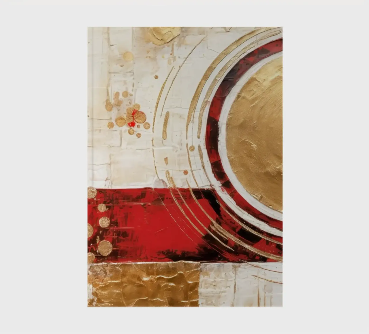 ABSTRAKTE KUNST Path to success notebook by Melanie Viola