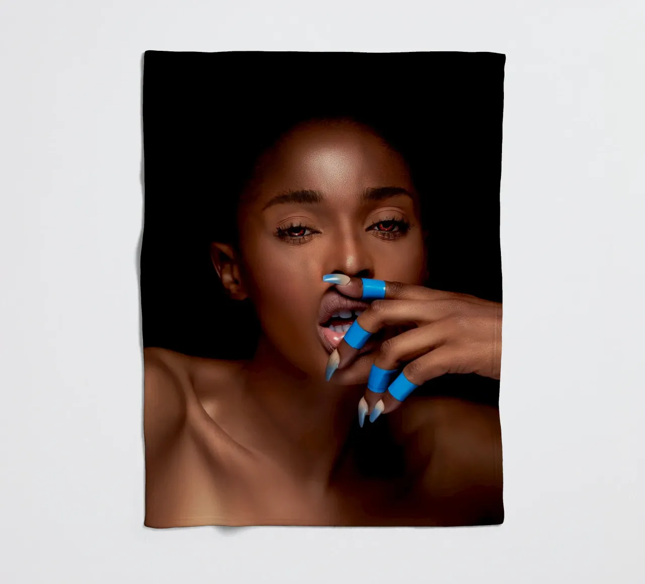 Afro Rahma coperta in pile da Mathudace Créas