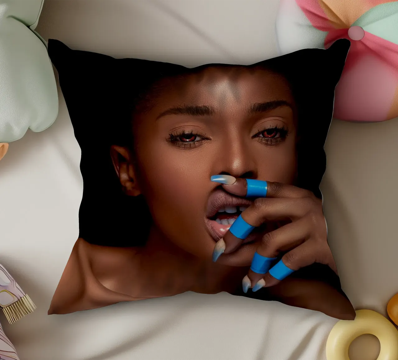 Afro Rahma cuscino da Mathudace Créas