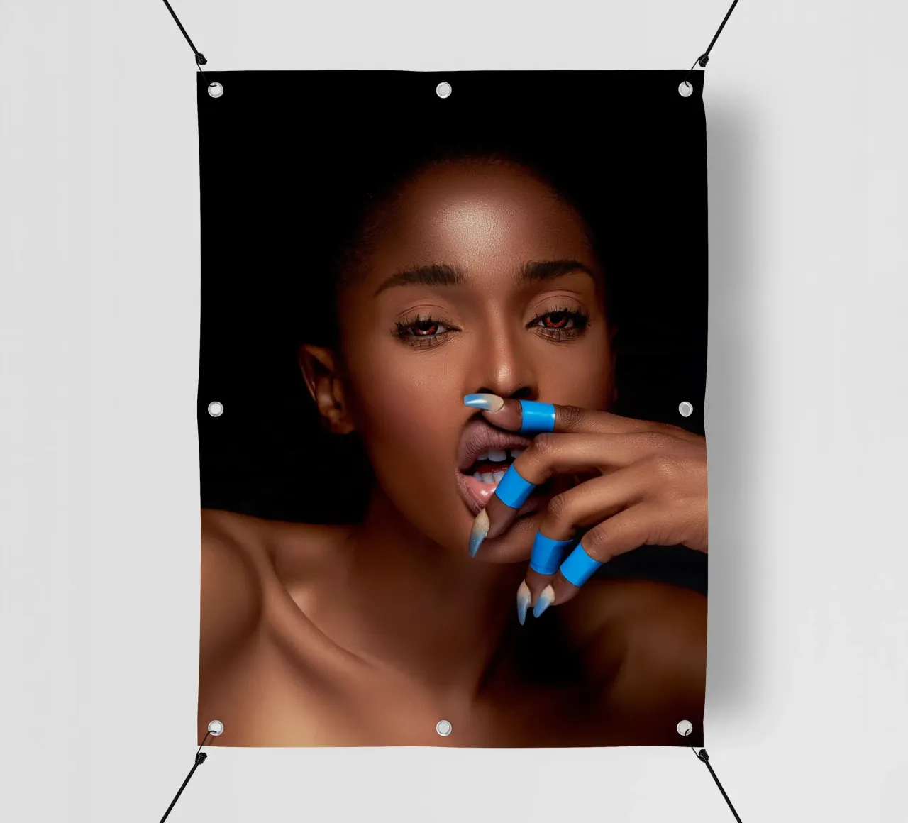Afro Rahma telo in pvc da Mathudace Créas